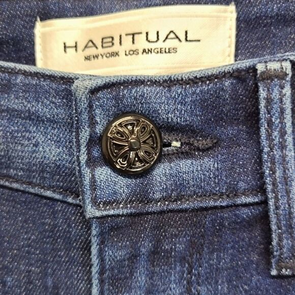 Habitual High Rise Skinny Blue Jeans Size 25 - Picture 4 of 9